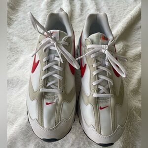 Nike Men's Air Max Dawn Red White and Blue Athletic Sneakers